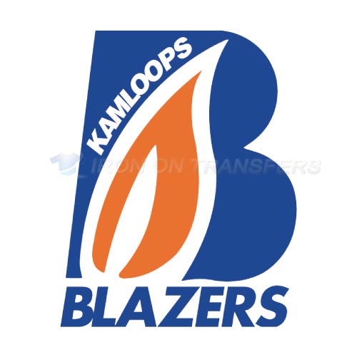 Kamloops Blazers Iron-on Stickers (Heat Transfers)NO.7505